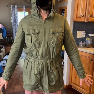 Under Armour Military Green Women’s Rain Jacket